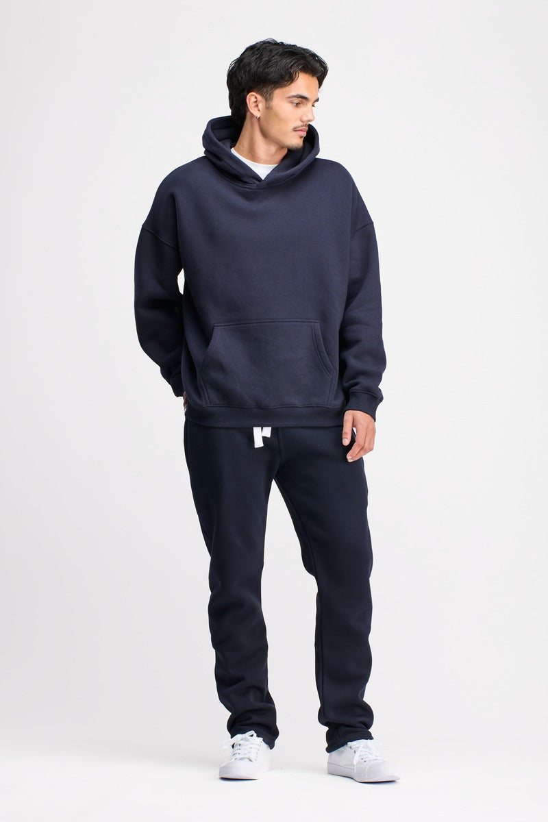 Boxed Hoodie Navy