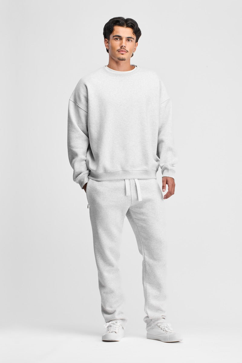 Boxed Crewneck Light Grey