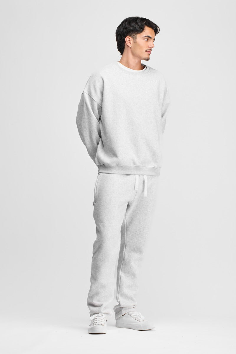 Boxed Crewneck Light Grey