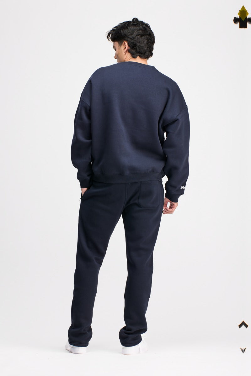 Boxed Crewneck Navy