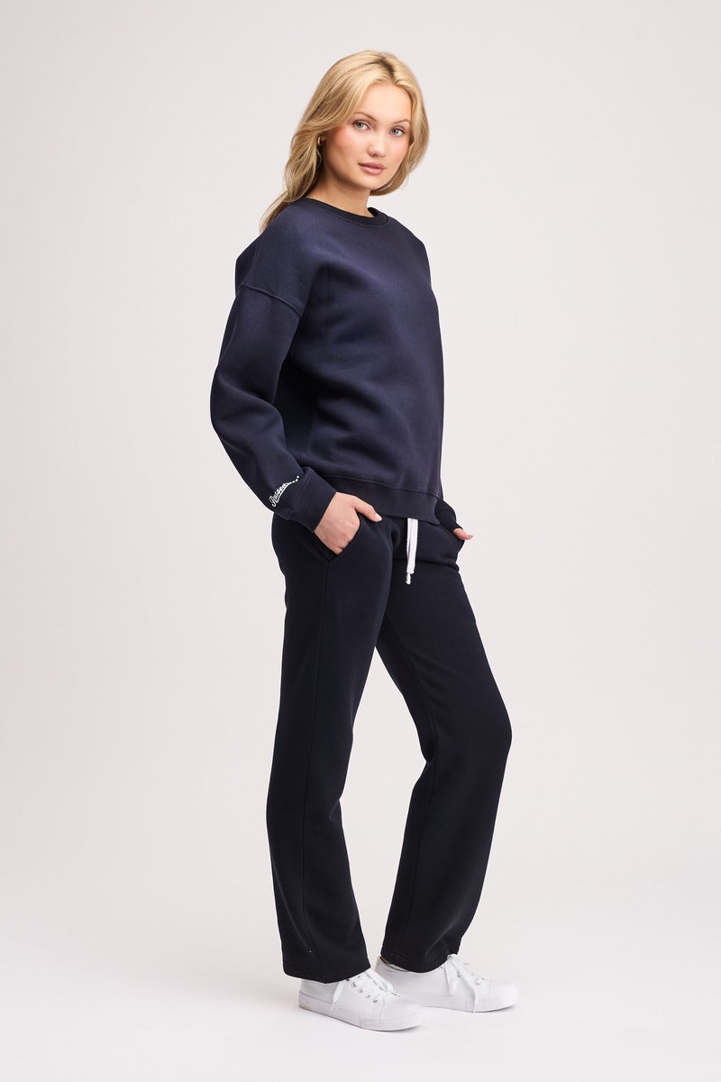 Boxed Crewneck Navy