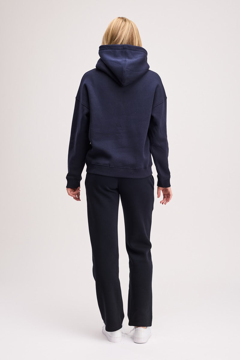 Boxed Hoodie Navy