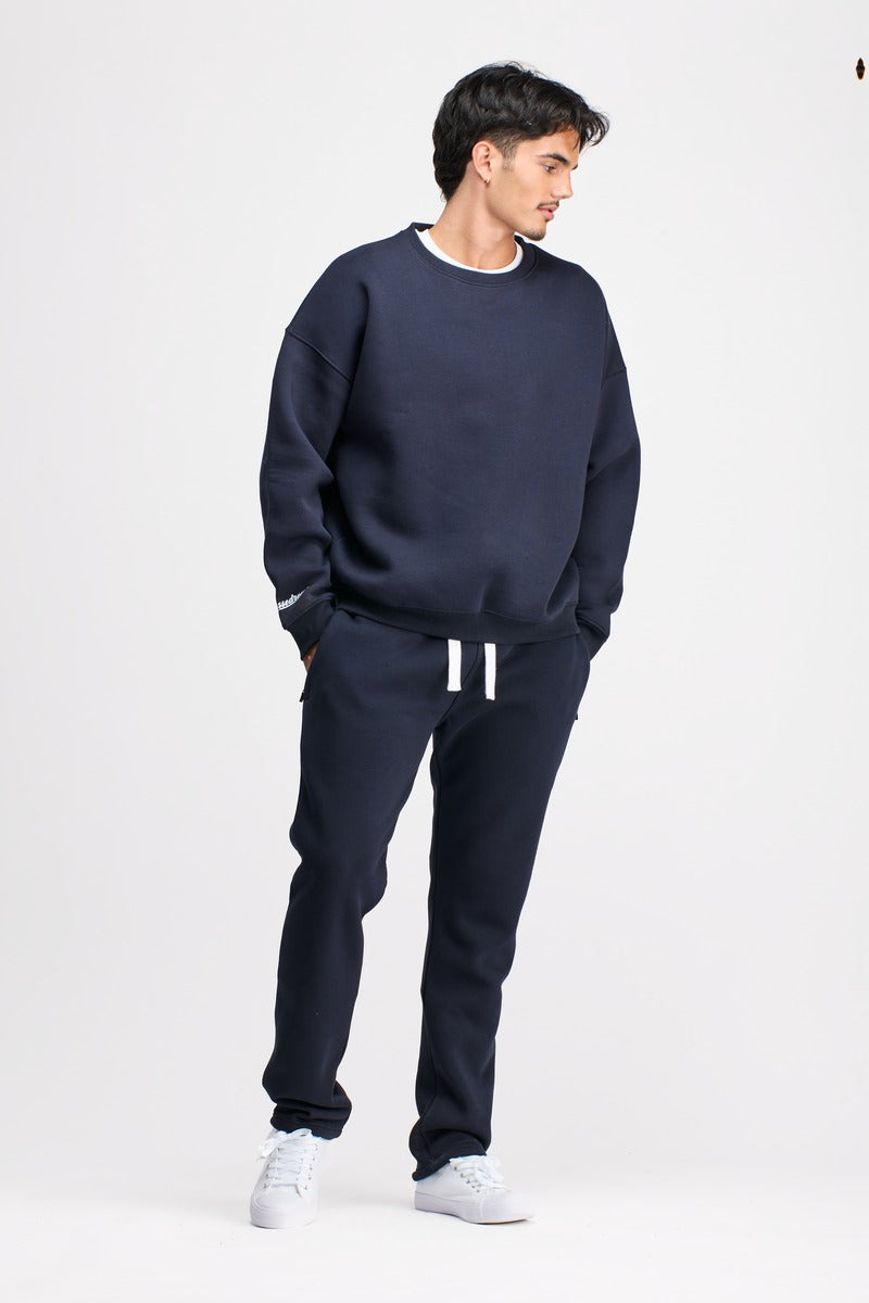 Boxed Crewneck Navy