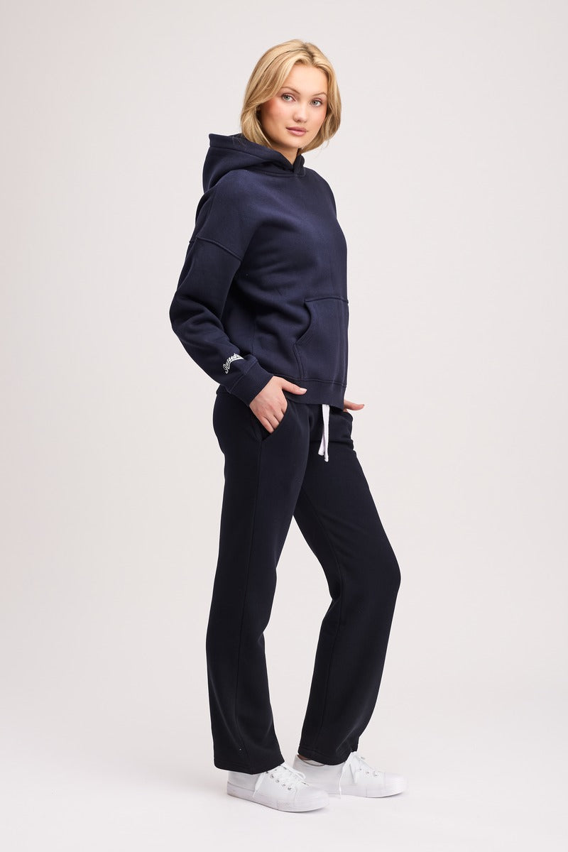 Boxed Hoodie Navy